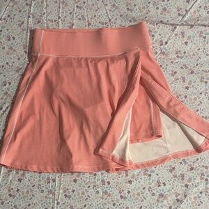 LOU & GREY by LOFT | Pink Gingham Women's Athletic Skirt